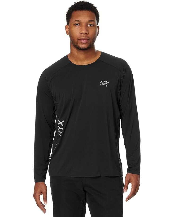 

Лонгслив Arc'teryx Norvan Downword Logo Long Sleeve, черный