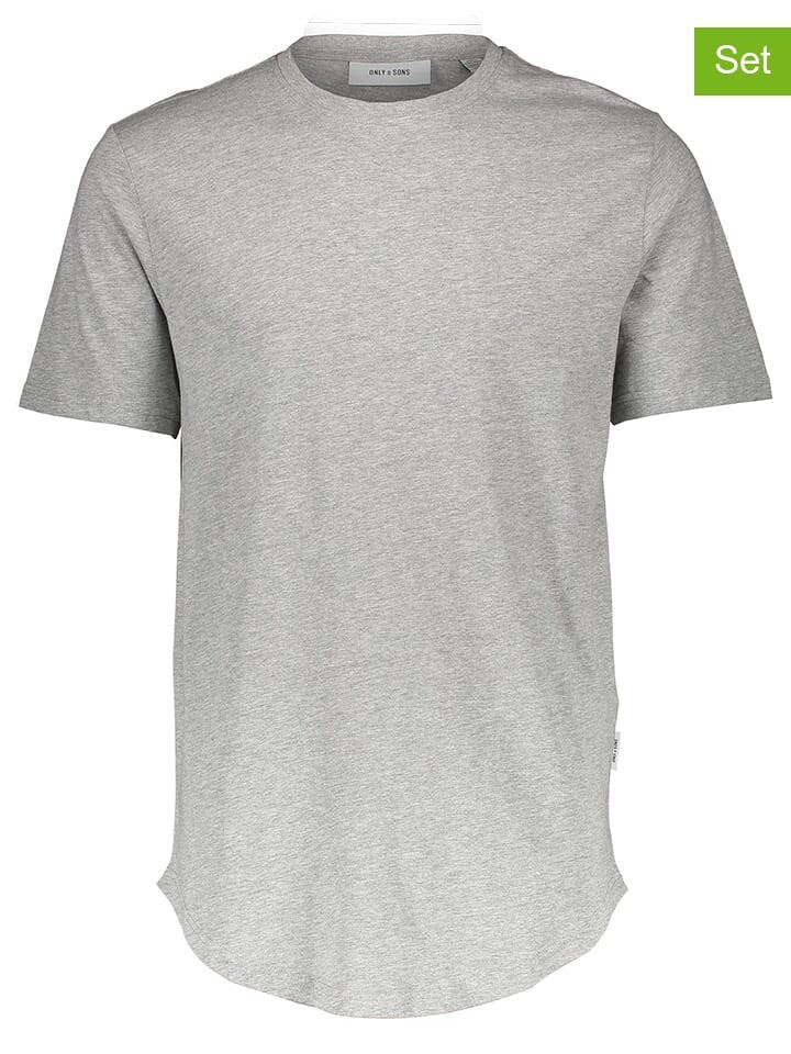 

Футболка ONLY & SONS s, цвет schwarz/grau/weiß