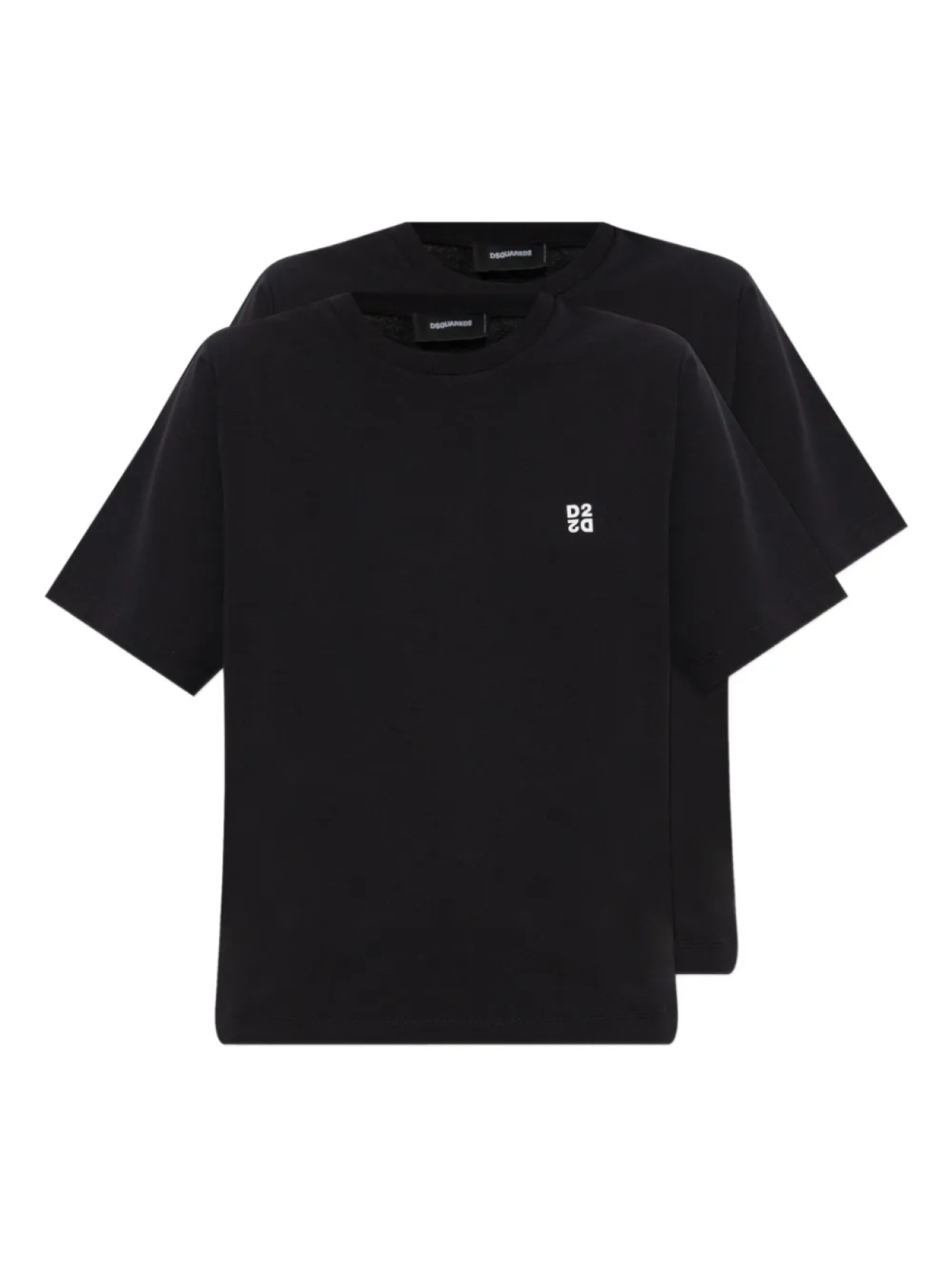 

Футболка с логотипом DSQUARED2 (комплект из двух), черный