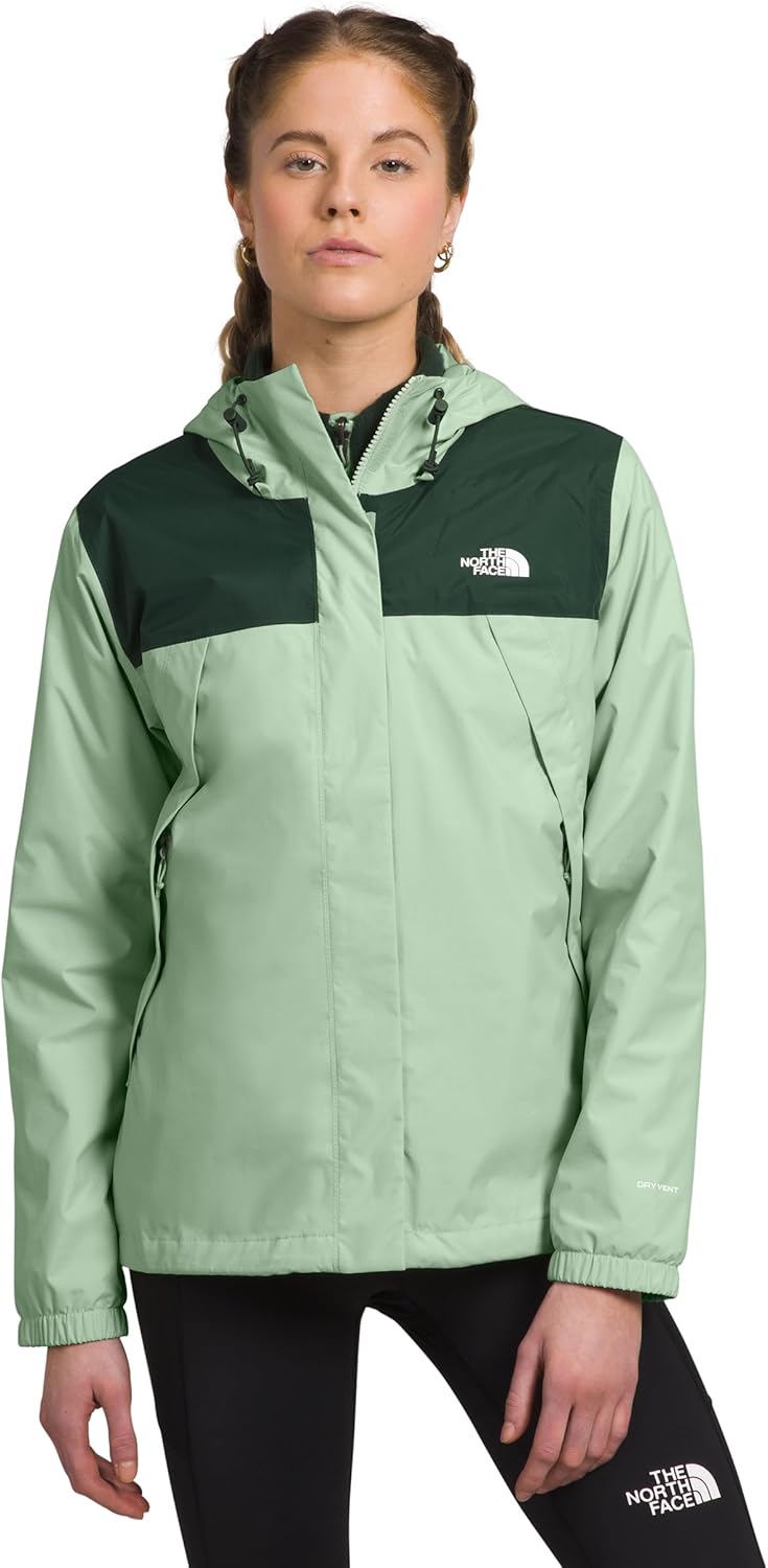 

Женская куртка The North Face водонепроницаемая, зеленый