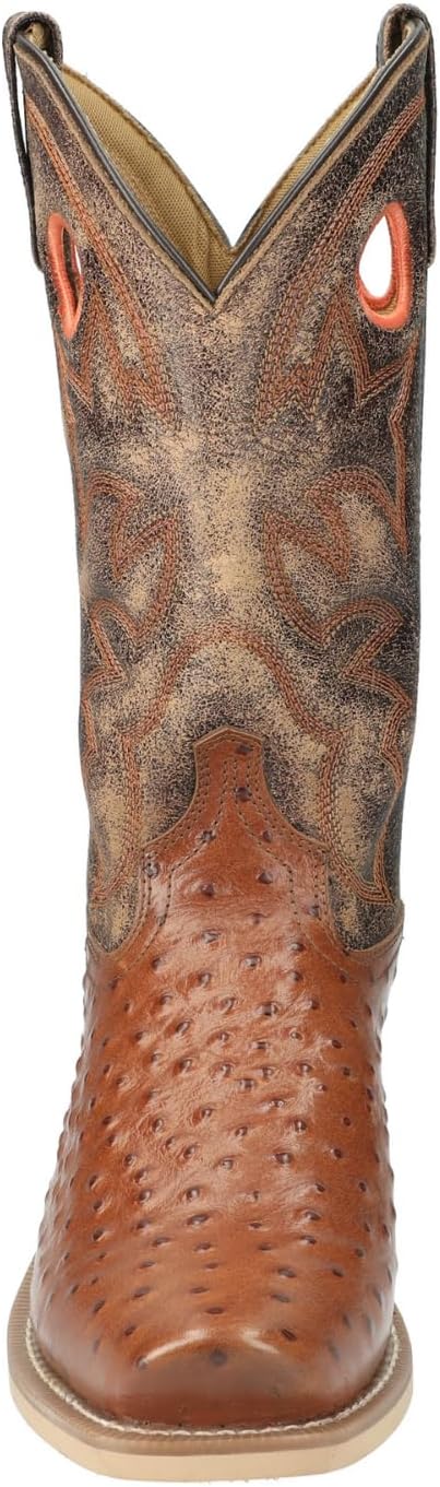 Мужские сапоги Smoky MTN Santafe из страусиной кожи Smoky Mountain Boots, коричневый — фото 4