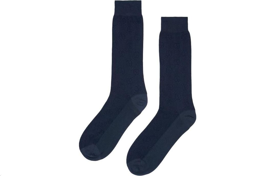 

Весна-Лето 2023 Гольфы мужские 1 пара Темно-синий GUCCI