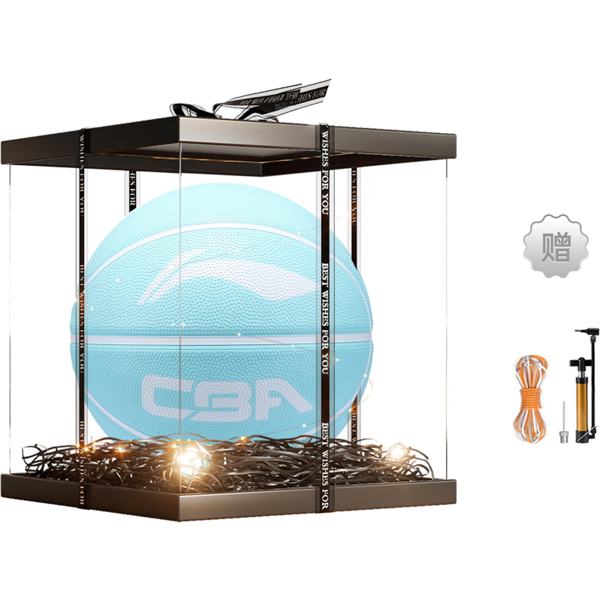 

LINING CBA Collection резиновый баскетбольный мяч Blue размер 7 мяч для тренировок China