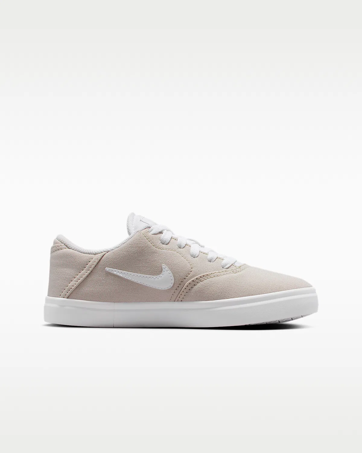 Детские кроссовки для скейтбординга Nike SB Check Canvas, Light Bone/White — фото 3