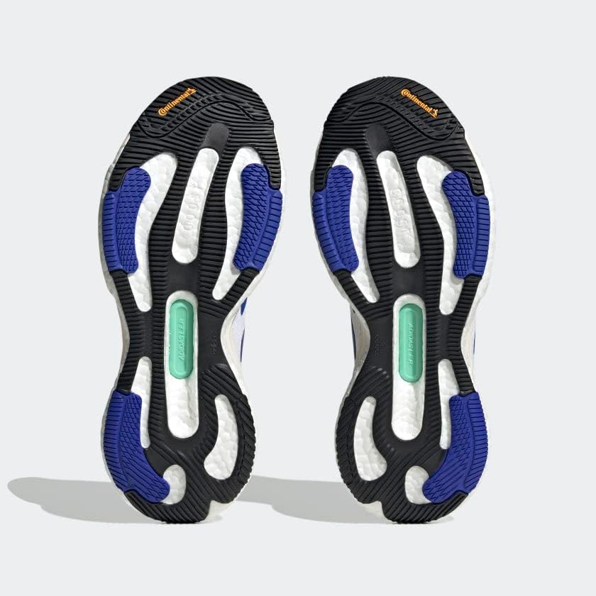 Мужские беговые кроссовки adidas Solarglide 6, белый/синий — фото 3