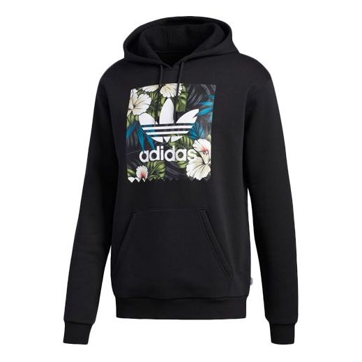 

Толстовка adidas originals Adifloral Hoody Sweatshirt For Men Black, черный