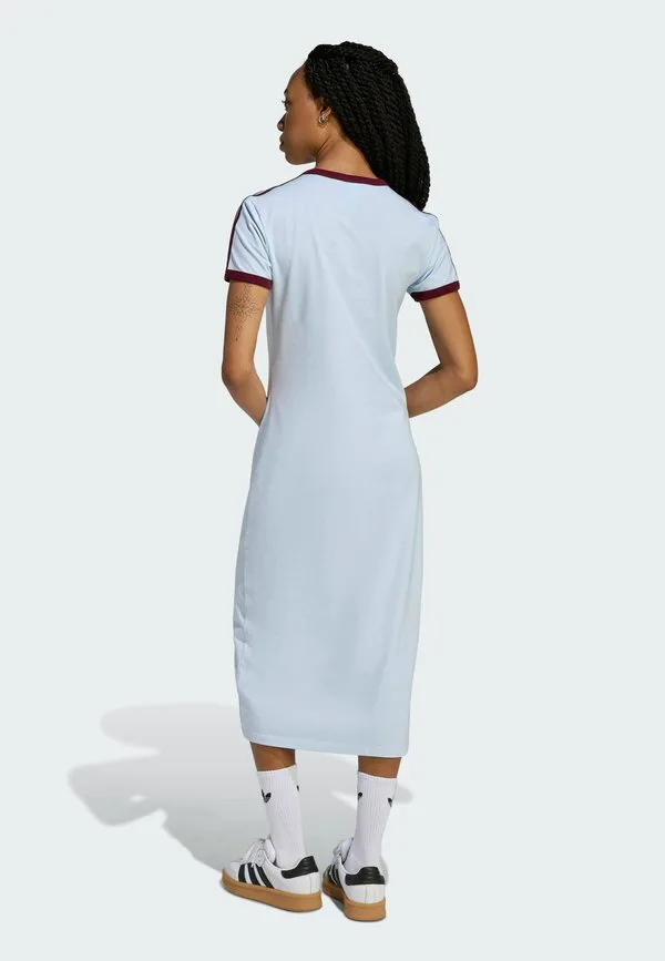 Трикотажное платье 3s Adidas Originals, Crystal Sky Maroon — фото 2