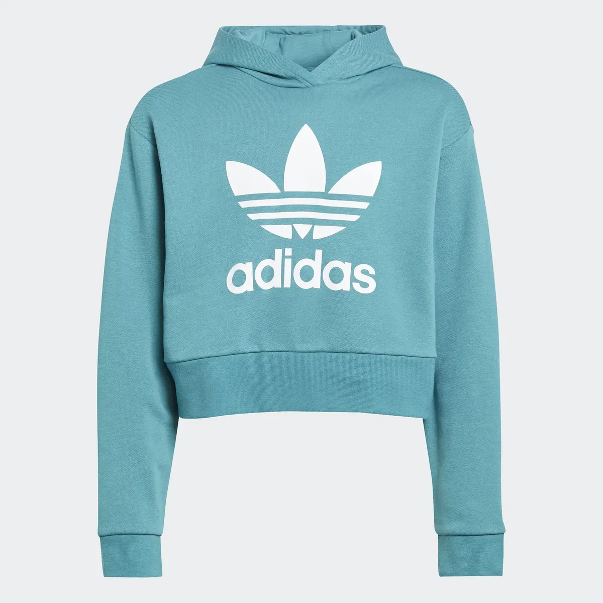 

Толстовка Adidas Originals с капюшоном "ADICOLOR CROPPED HOODIE", цвет Arctic Fusion