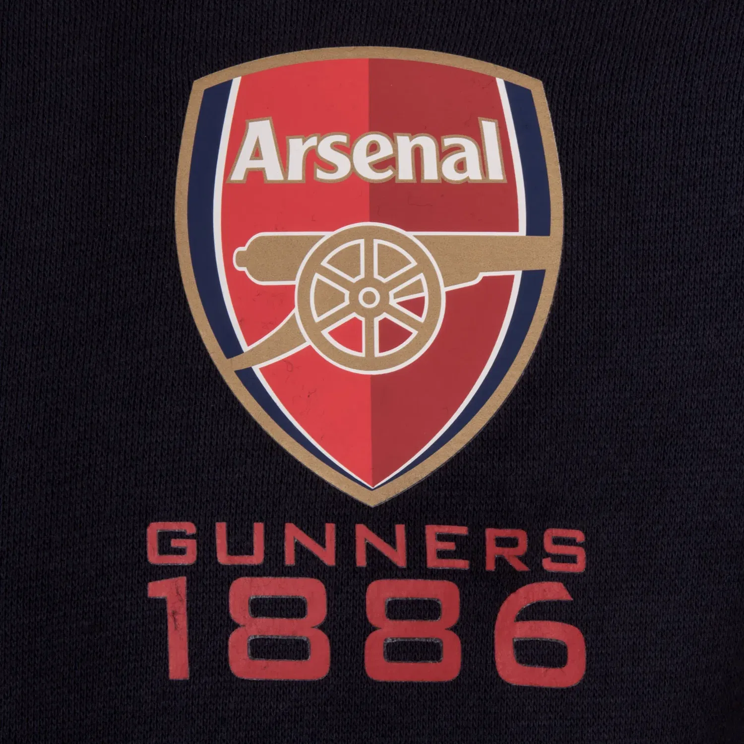 Детская худи на молнии Arsenal FC, темно-синий — фото 2