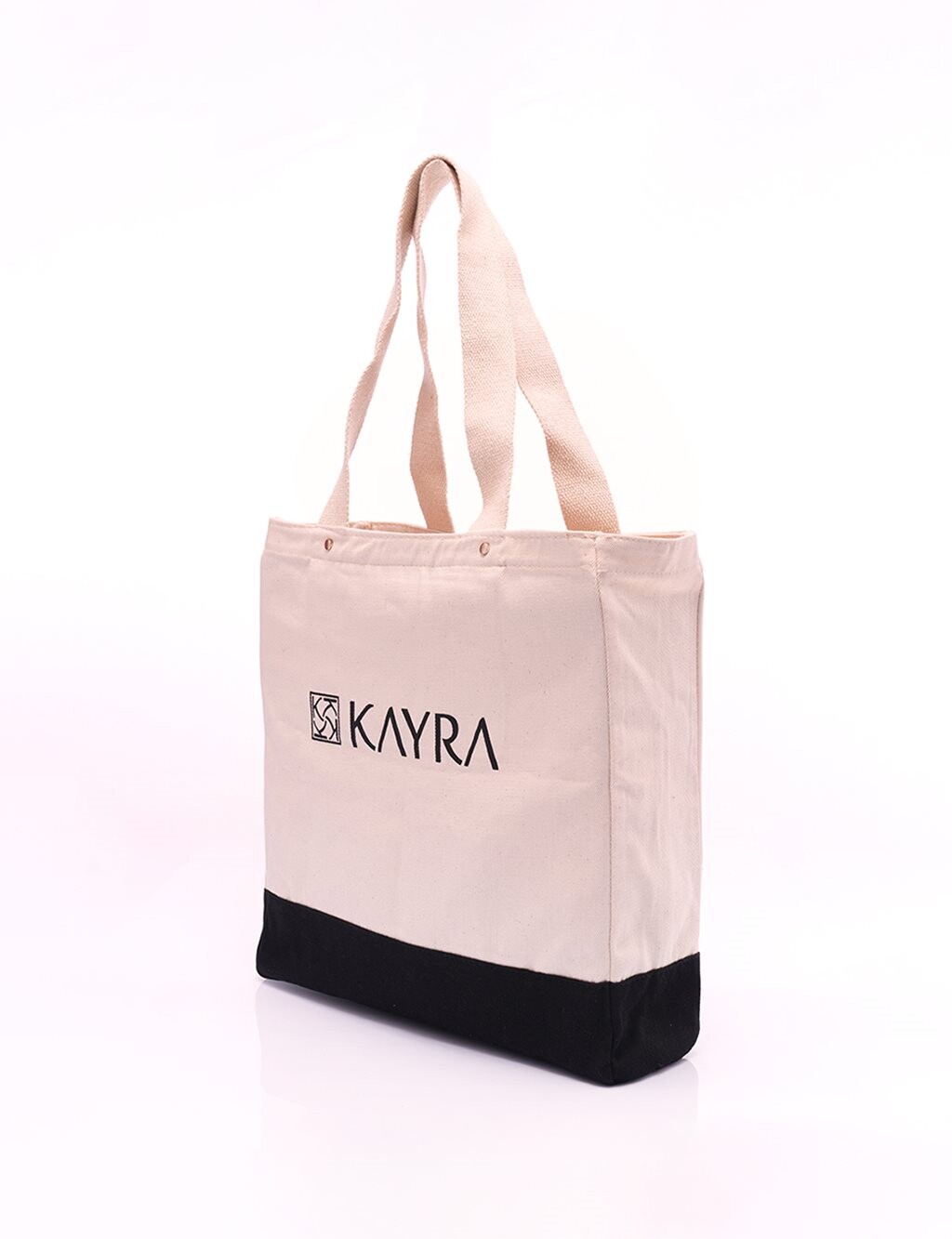 

Тканевая сумка Slogan кремового цвета Kayra