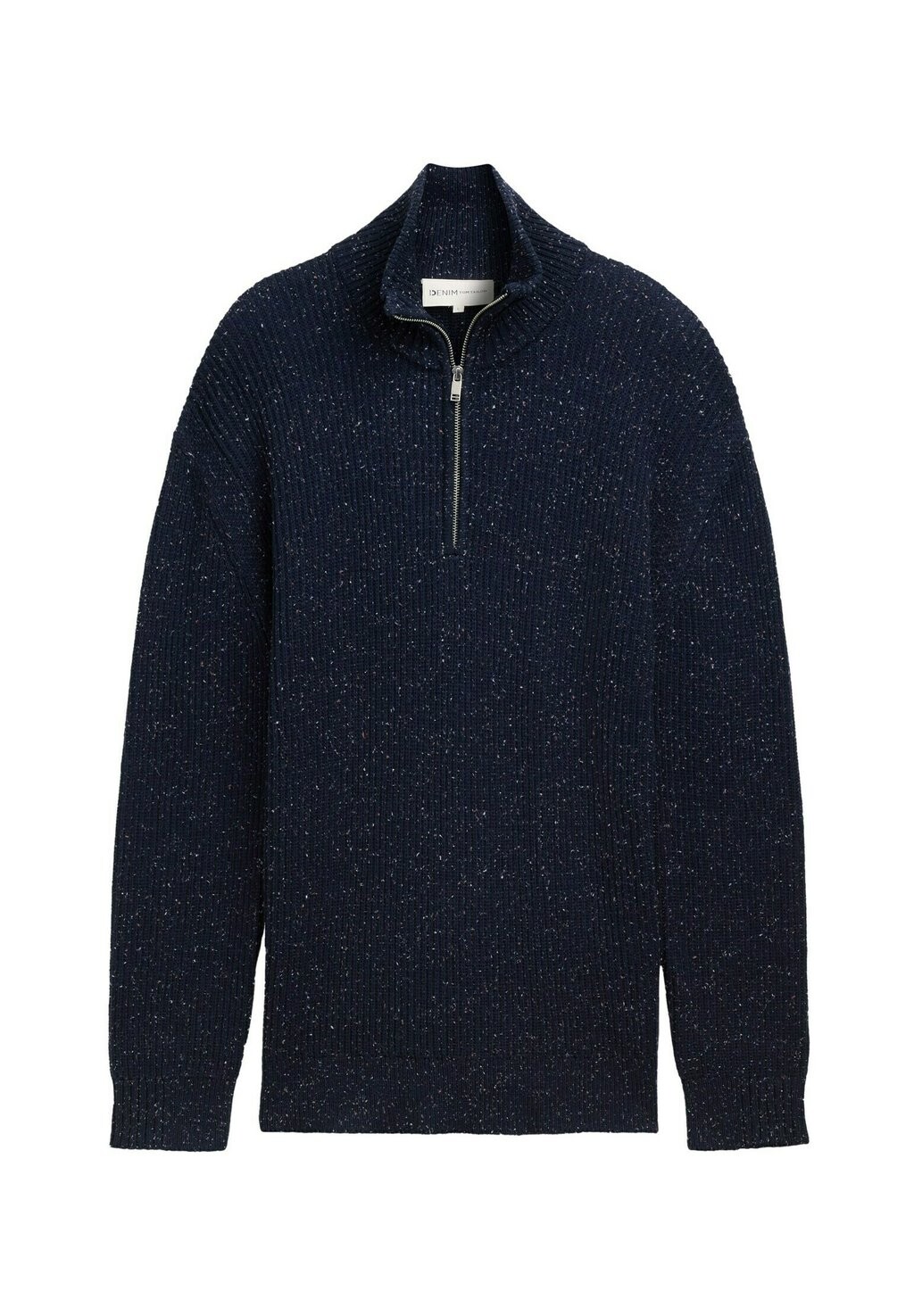 

Джемпер TROYER MIT STRUKTUR TOM TAILOR DENIM, темно-синий