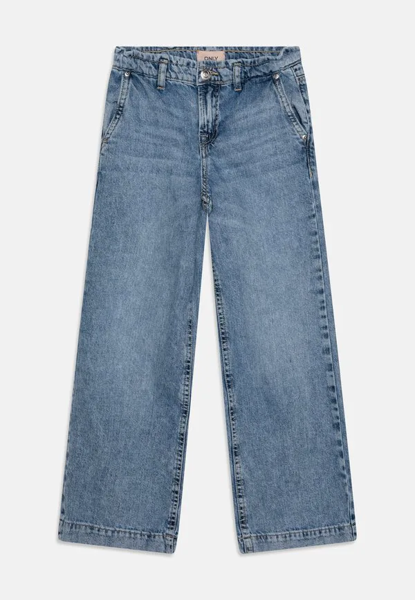 Джинсы kogcomet с широкими и прямыми штанинами Only Girls, Medium Blue Denim