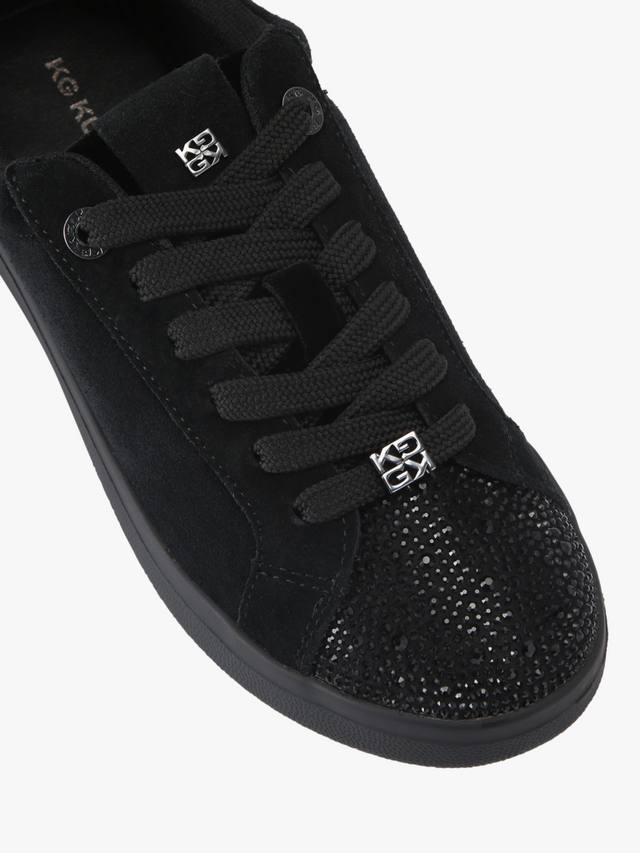 Тренеры Eliza из замши с декоративными элементами KG Kurt Geiger, Black — фото 4