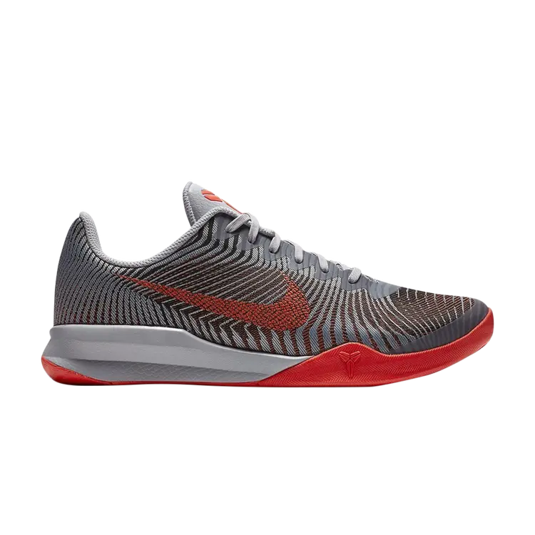 

Кроссовки Nike KB Mentality 2 'Wolf Grey Bright Crimson', серый