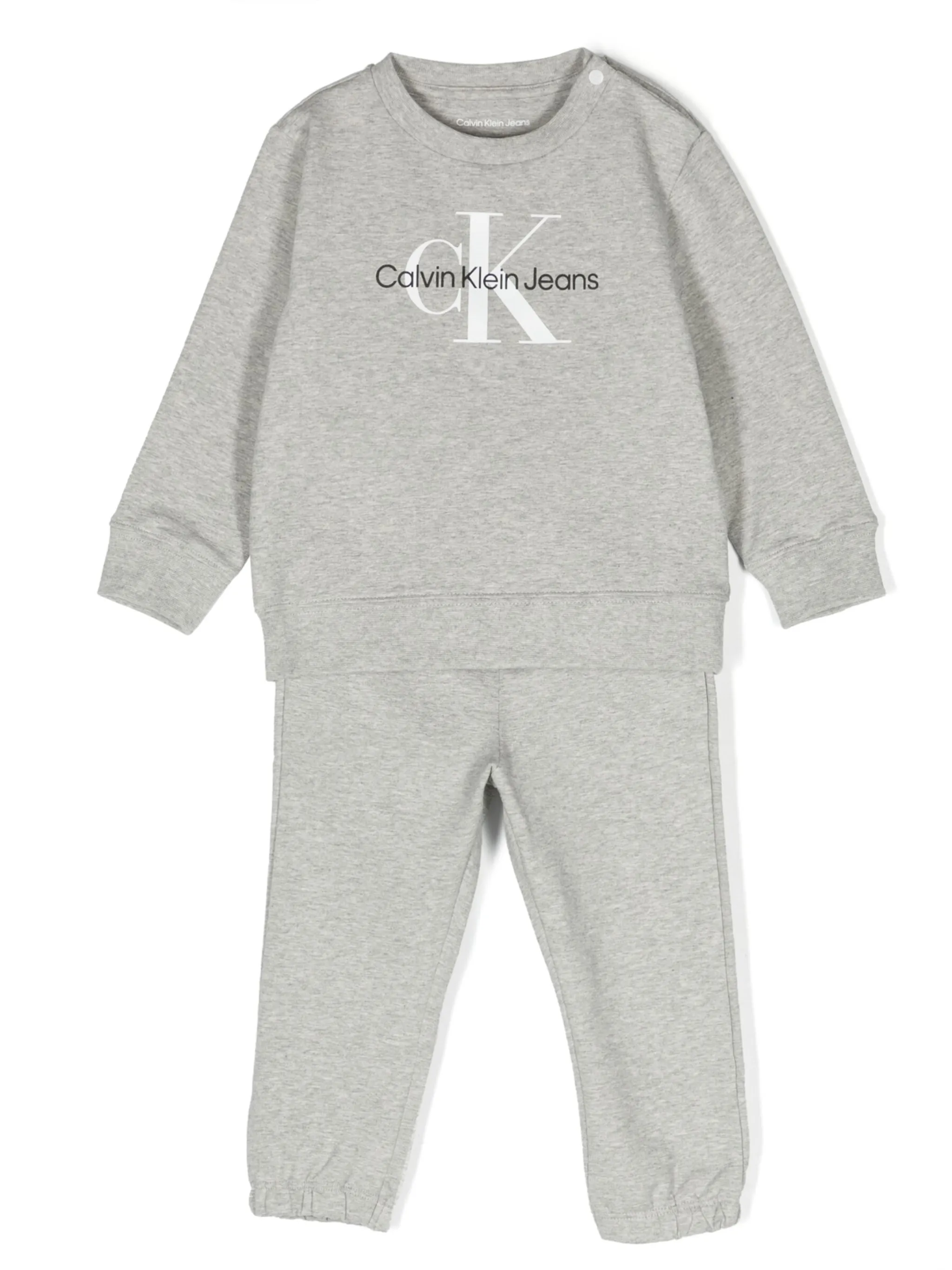 

Спортивный костюм с логотипом Calvin Klein Kids, серый