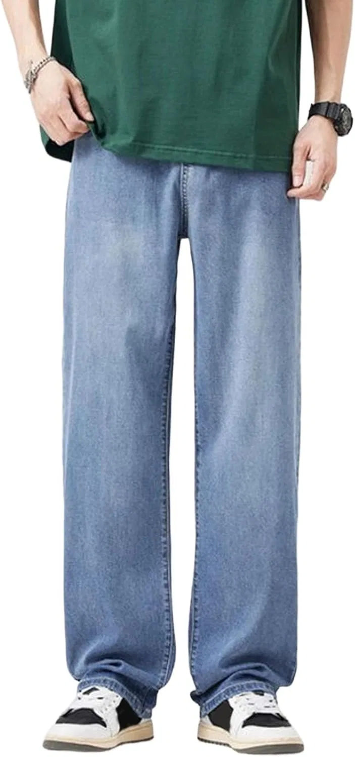 Джинсы свободные Vintage, Light Blue2 B1