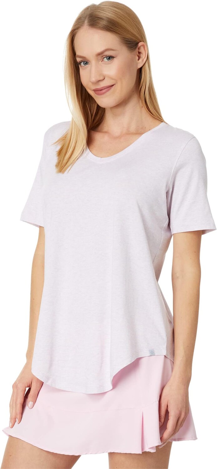 

Футболка tasc Performance Longline Tee, цвет Powder Pink Heather