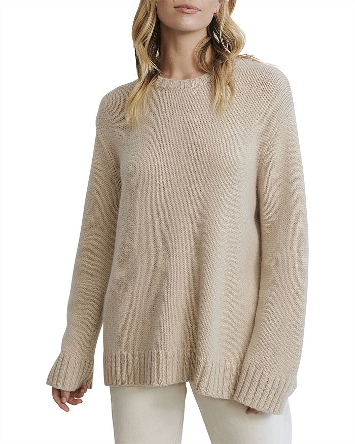 

Свитер Amelia Cashmere с круглым вырезом Jenni Kayne, слоновая кость/кремовый