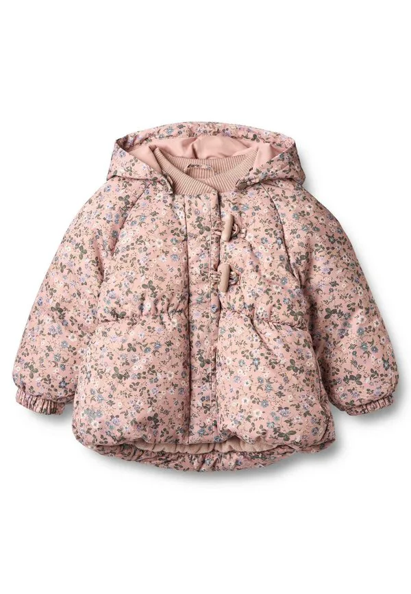 Зимнее пальто ольги Wheat, Rose Powder Flowers