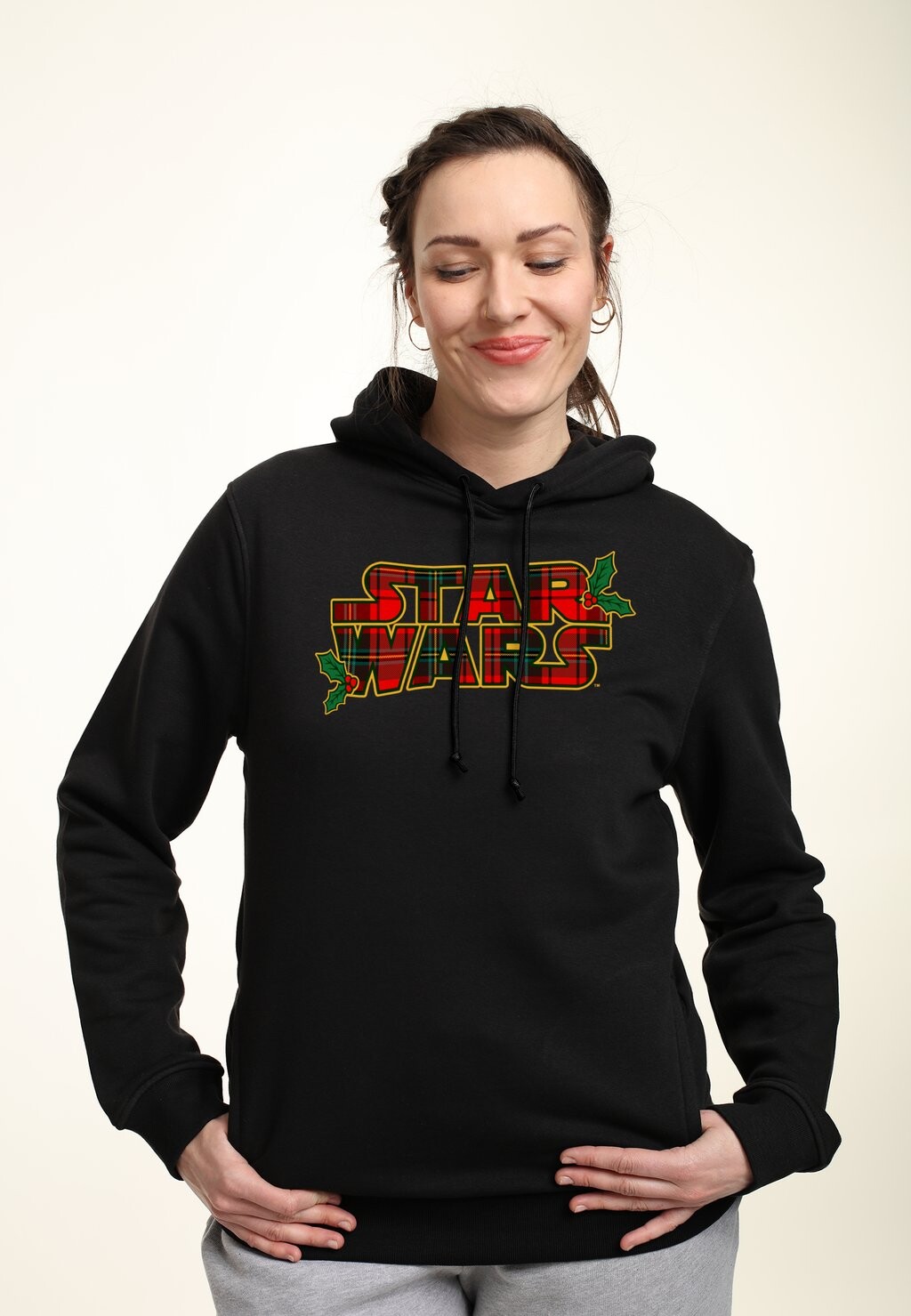 

Толстовка с капюшоном CLASSIC TARTAN LOGO Star Wars, черный