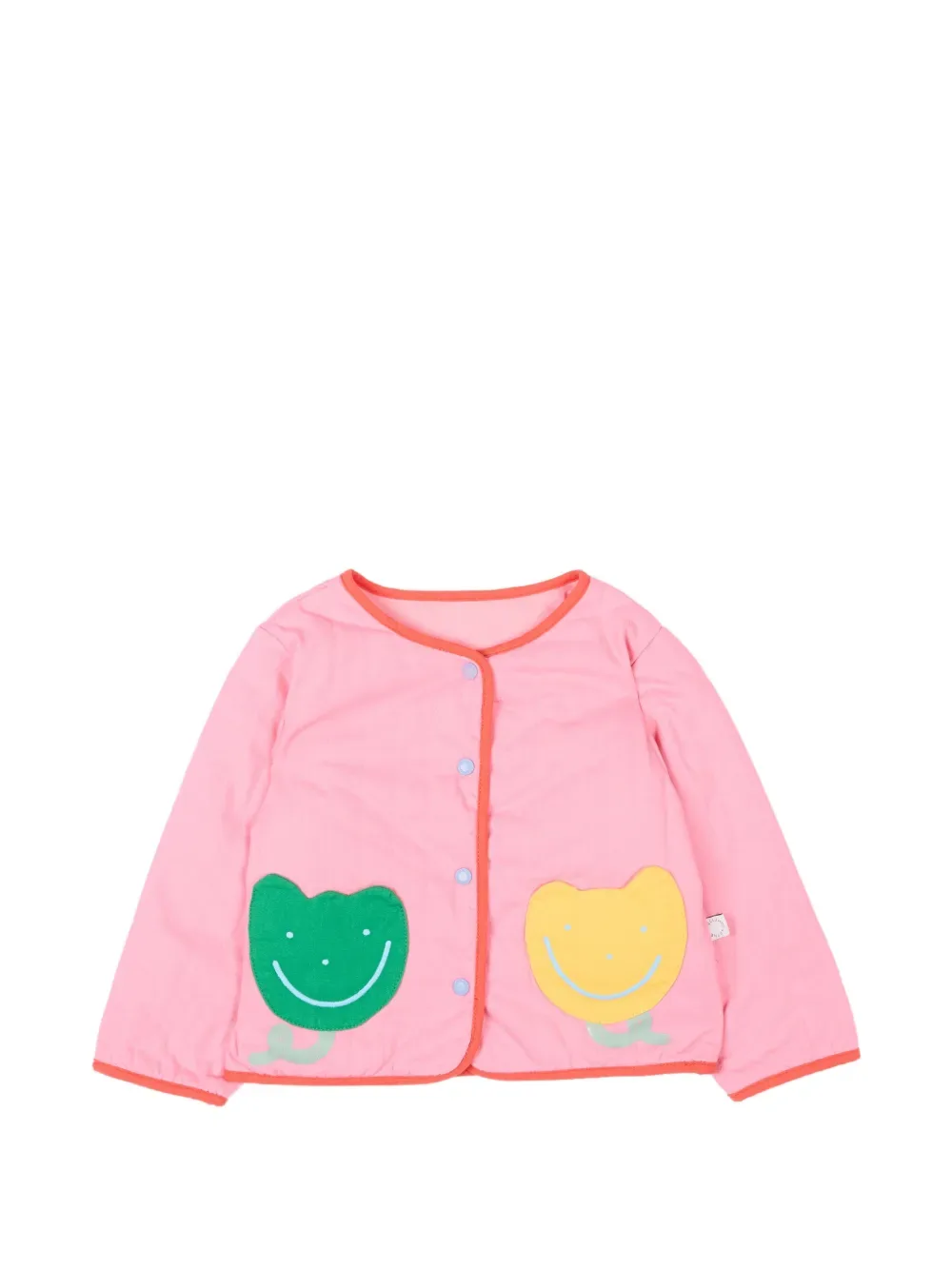 Куртка с аппликацией Stella McCartney Kids, розовый