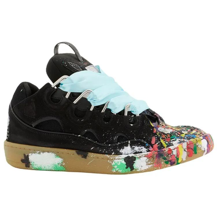 Lanvin Leather Curb Gallery Dept. Black Multi, Original Shoe Box Included — фото 3