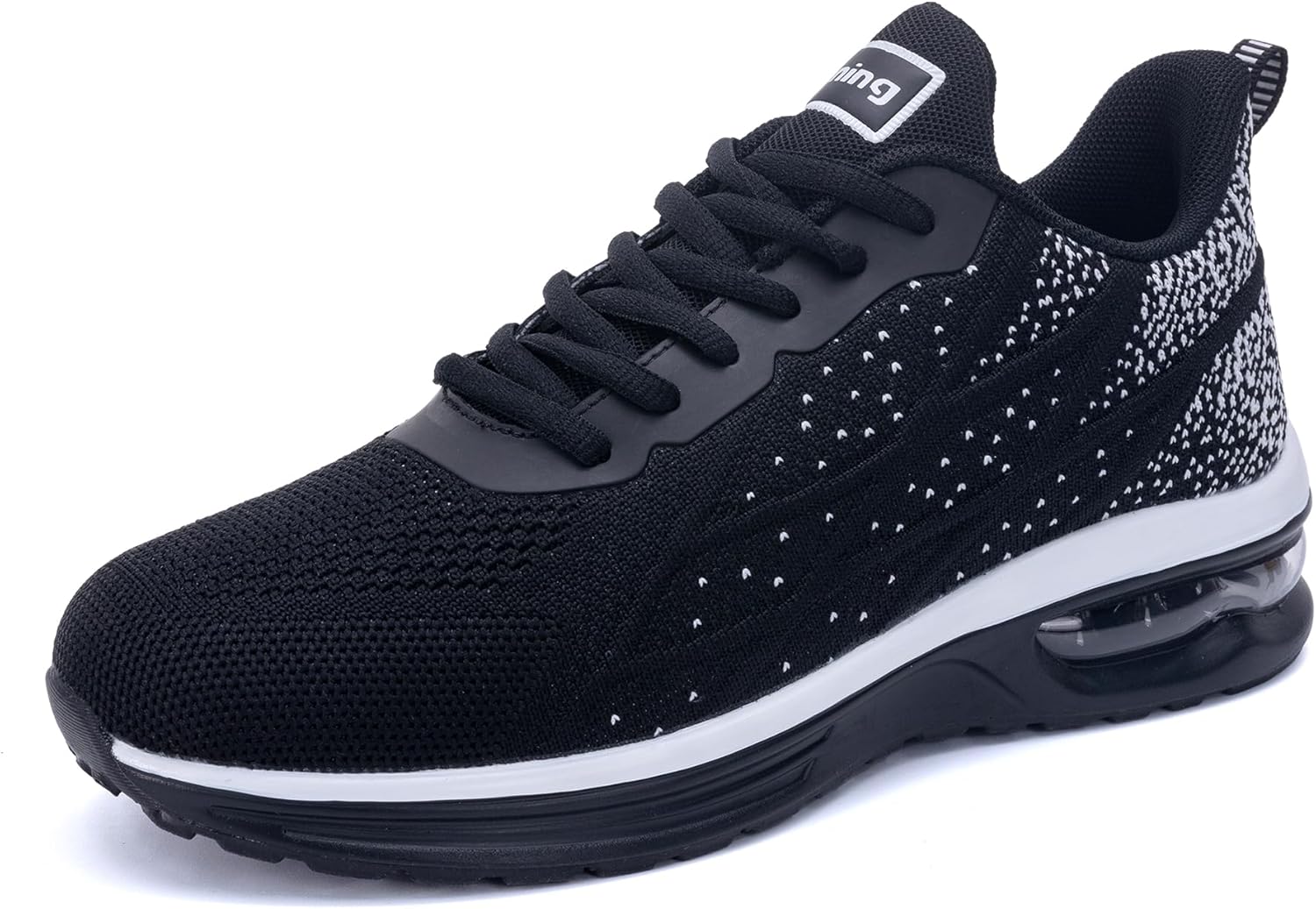 

Мужские кроссовки для бега и ходьбы, противоскользящие, повседневные модные кеды, теннисные спортивные обувь для тренировок и путешествий Pasick, черный