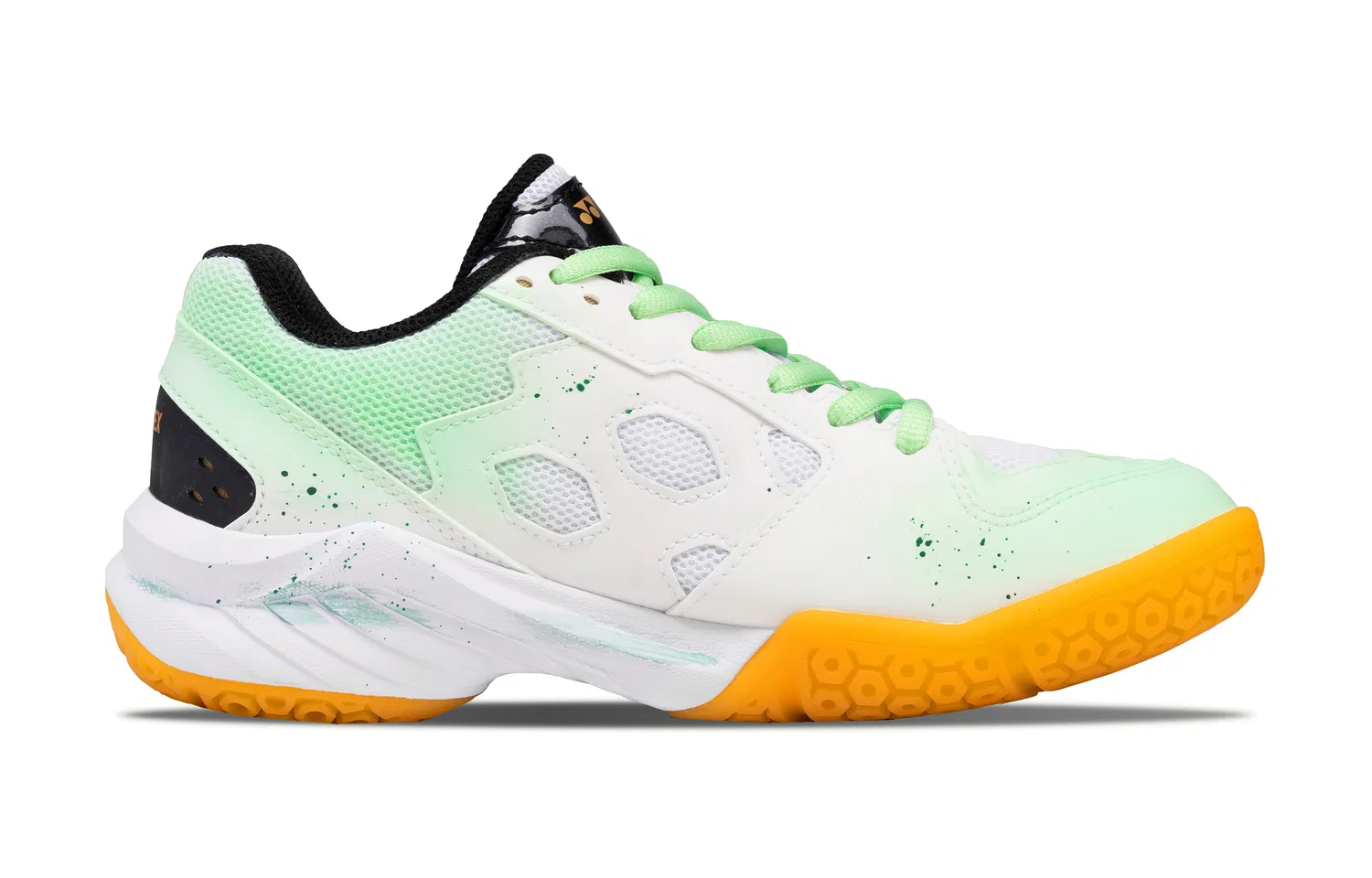 Кроссовки для бадминтона YONEX Power Cushion бело-зеленые — фото 4
