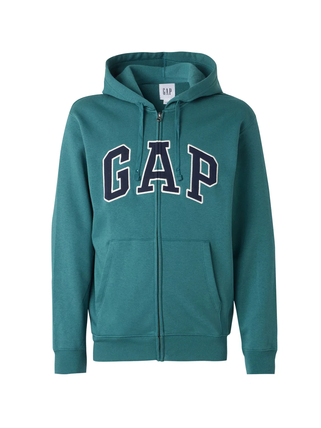 Толстовка на молнии Gap HERITAGE изумрудного цвета