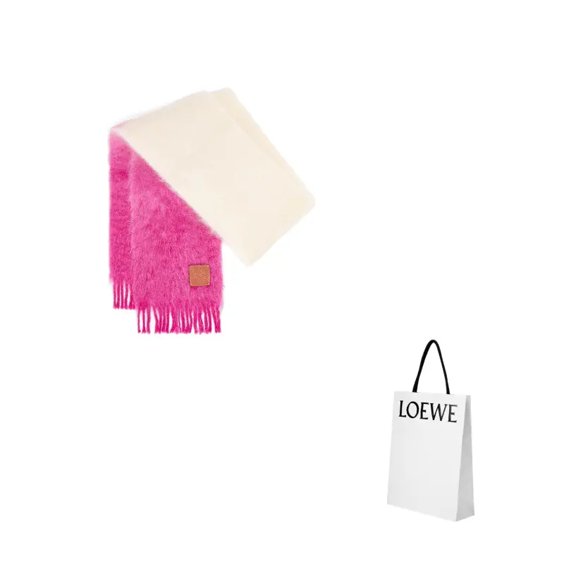 

Вязаный шарф для женщин LOEWE, розовый