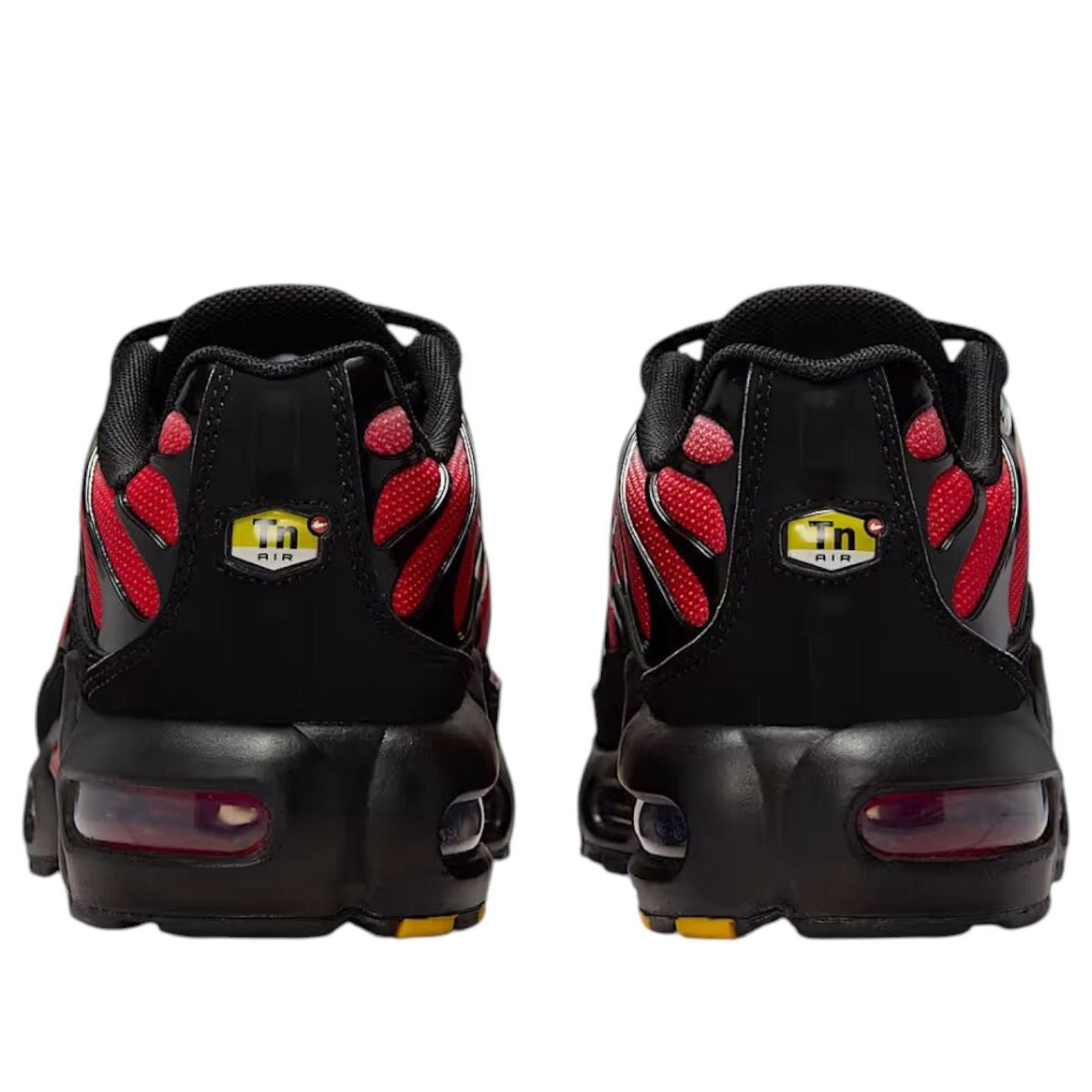 (GS) Nike Air Max Plus 'Pure Platinum University Red Black' — фото 4