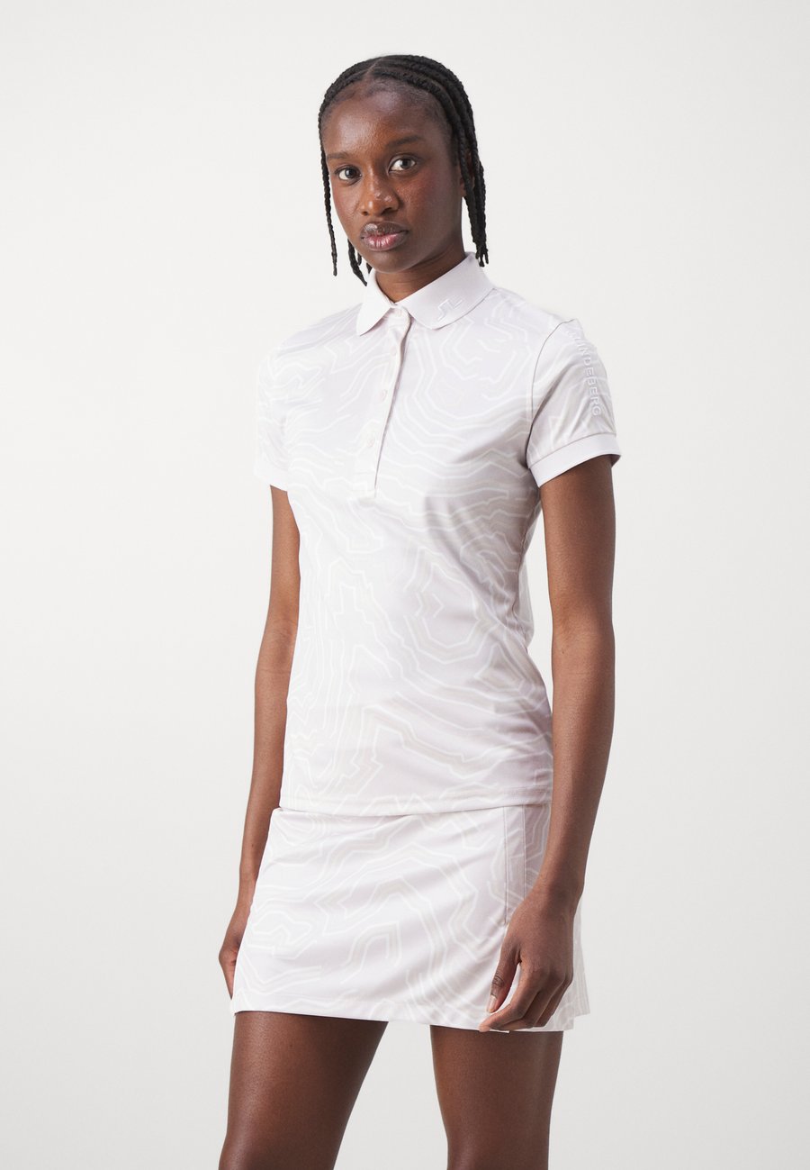 

Поло J.LINDEBERG Sports TOUR TECH , Topo Grey Lilac /Lilac