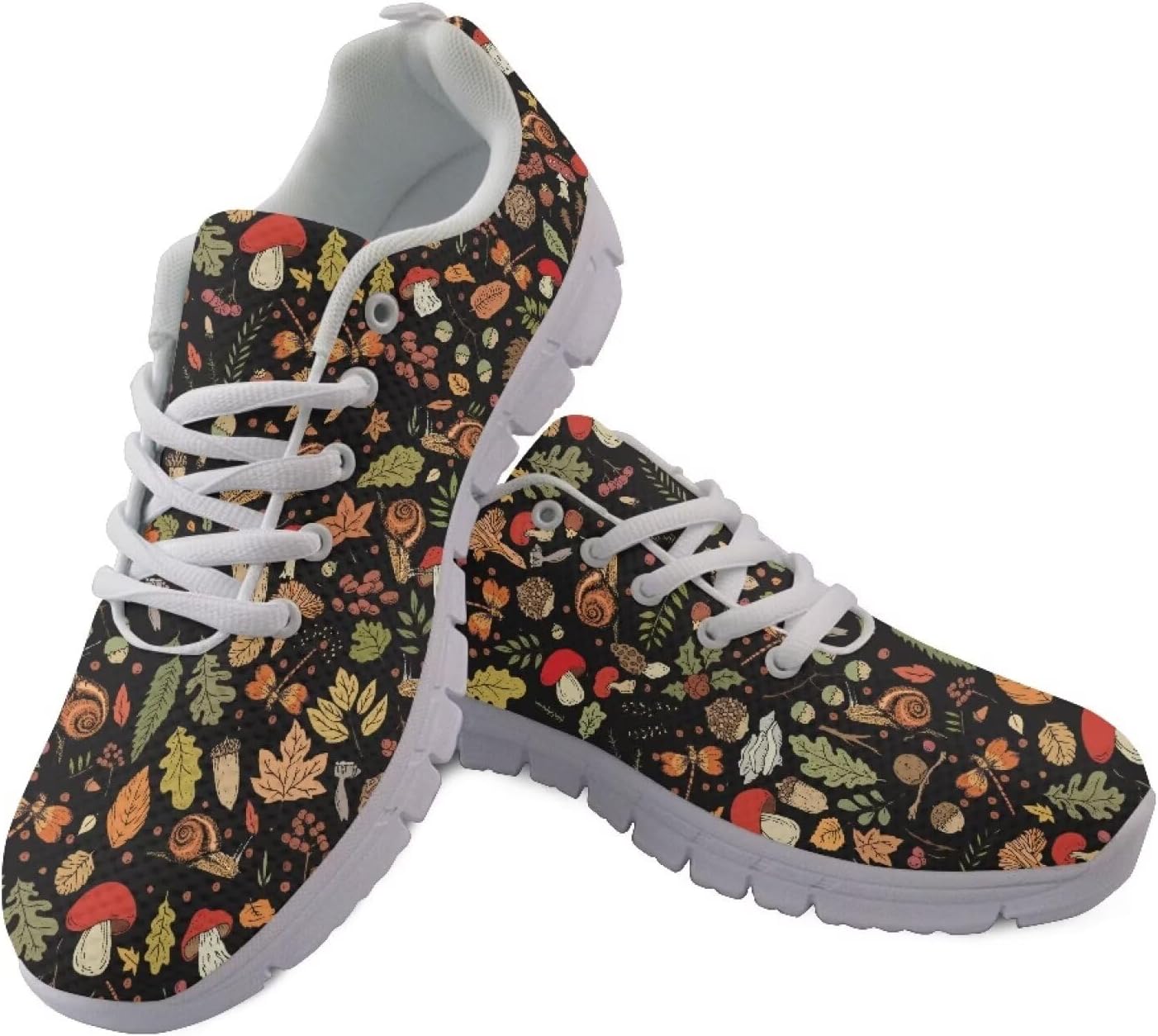 

Мужские модные кроссовки AmzPrint с белой подошвой, милые теннисные туфли для мужчин, повседневные кроссовки для бега и прогулок, размер 6