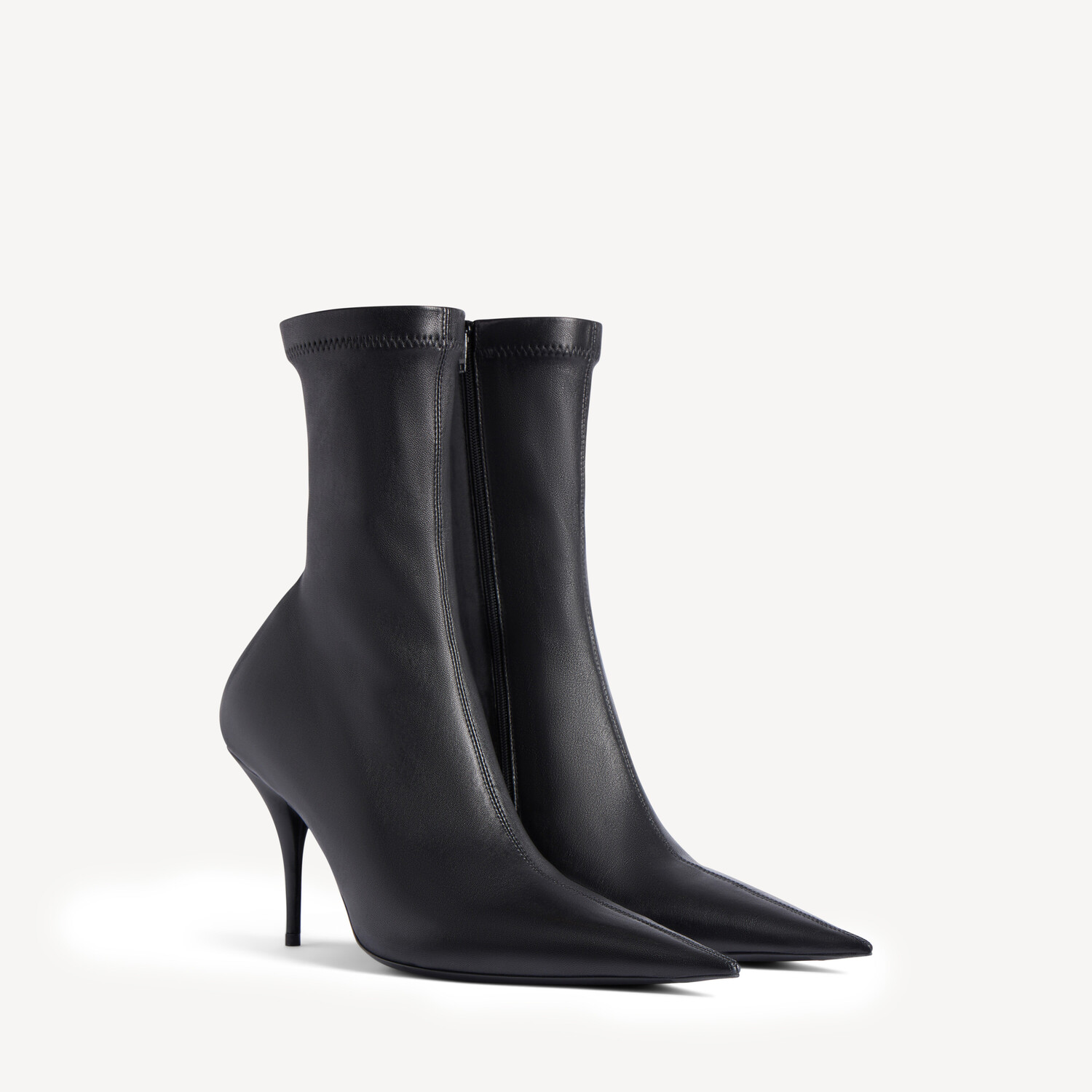 Женские ботильоны avenue черного цвета BALENCIAGA, черный — фото 2