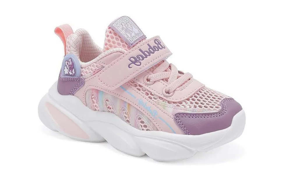 Детские кроссовки Mesh Kids Lifestyle BOBDOG, Soft Pink Lotus Root Purple — фото 4