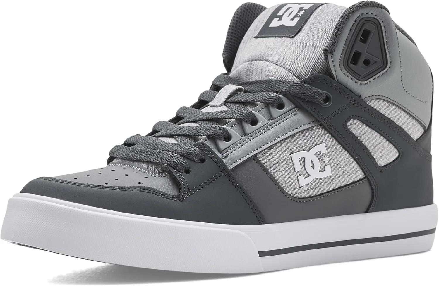 Кроссовки DC Pure High Top WC, серый/белый
