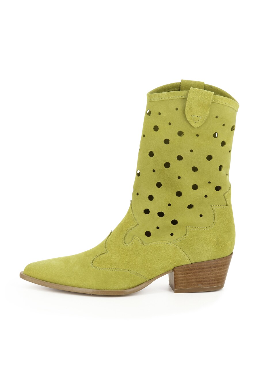 Ковбойские сапоги EVITA GINEVRA, Green/Reed/Light green