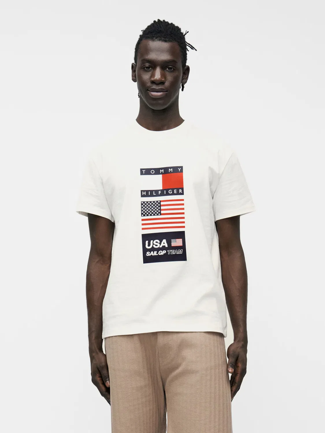 Футболка 'SAILGP' Tommy Hilfiger, White/Wool White — фото 2