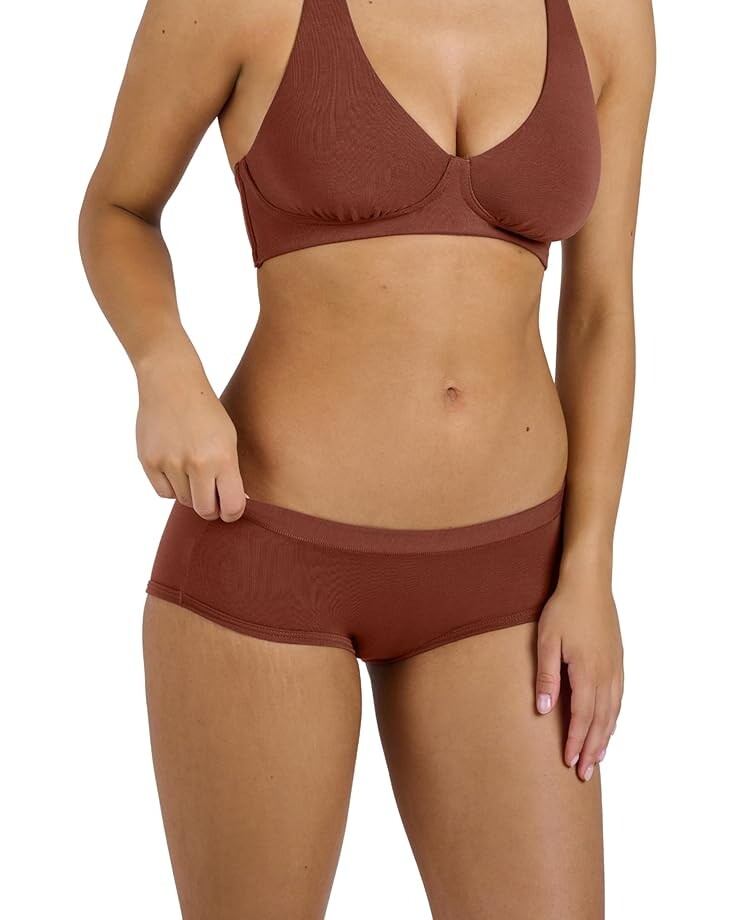 

Трусы MeUndies Feel Free Hipster, цвет Cedar Wood