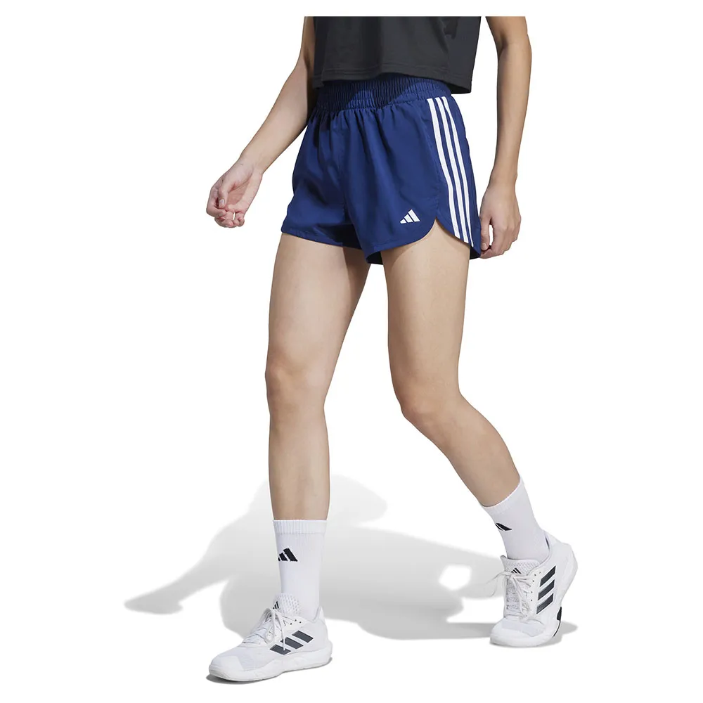 

Шорты adidas Pacer Training 3 Stripes Woven High Rise 5´´, синий