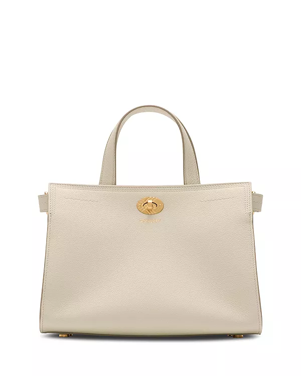 

Миниатюрная кожаная сумка-тоут Cotswolds Burberry, бежевый