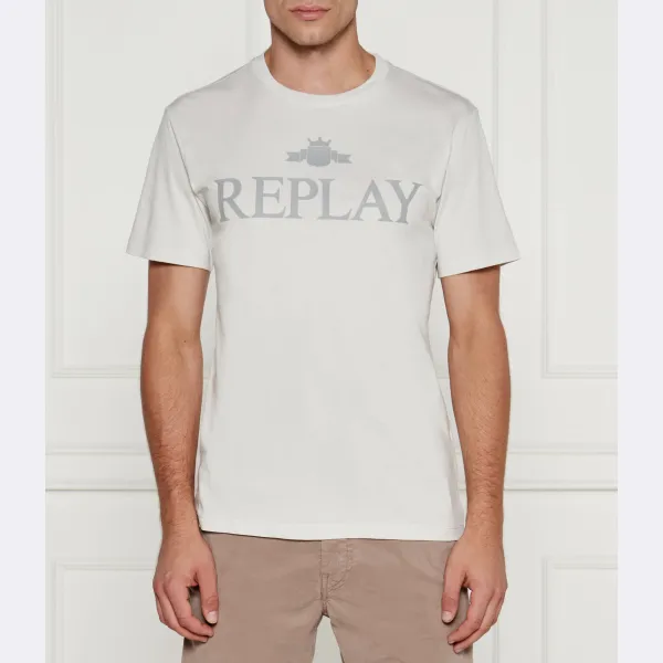 

Футболка стандартного кроя Replay, белый