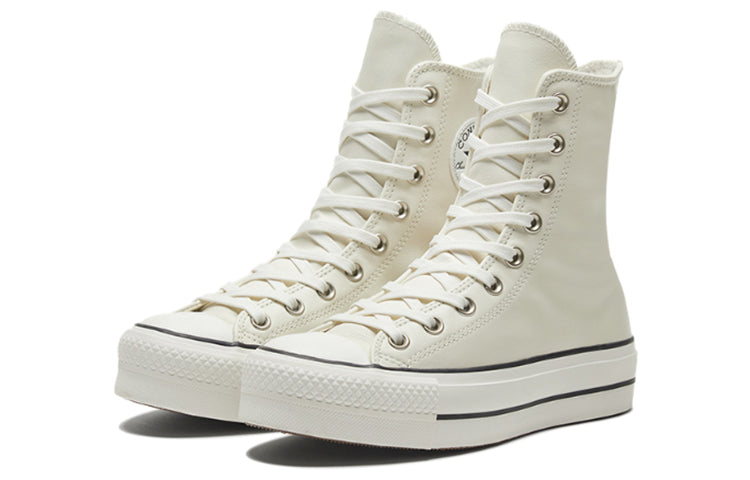 Кеды (WMNS) Converse Chuck Taylor All Star Lift X-High 'Egret', кремовый — фото 3