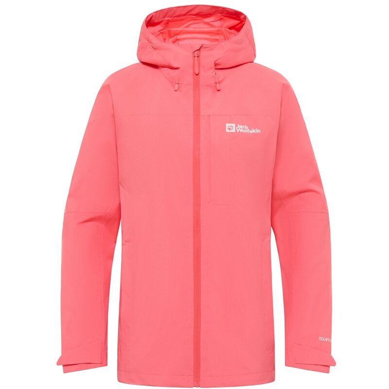 

Функциональная куртка tempest 2l jkt w Jack Wolfskin, красный