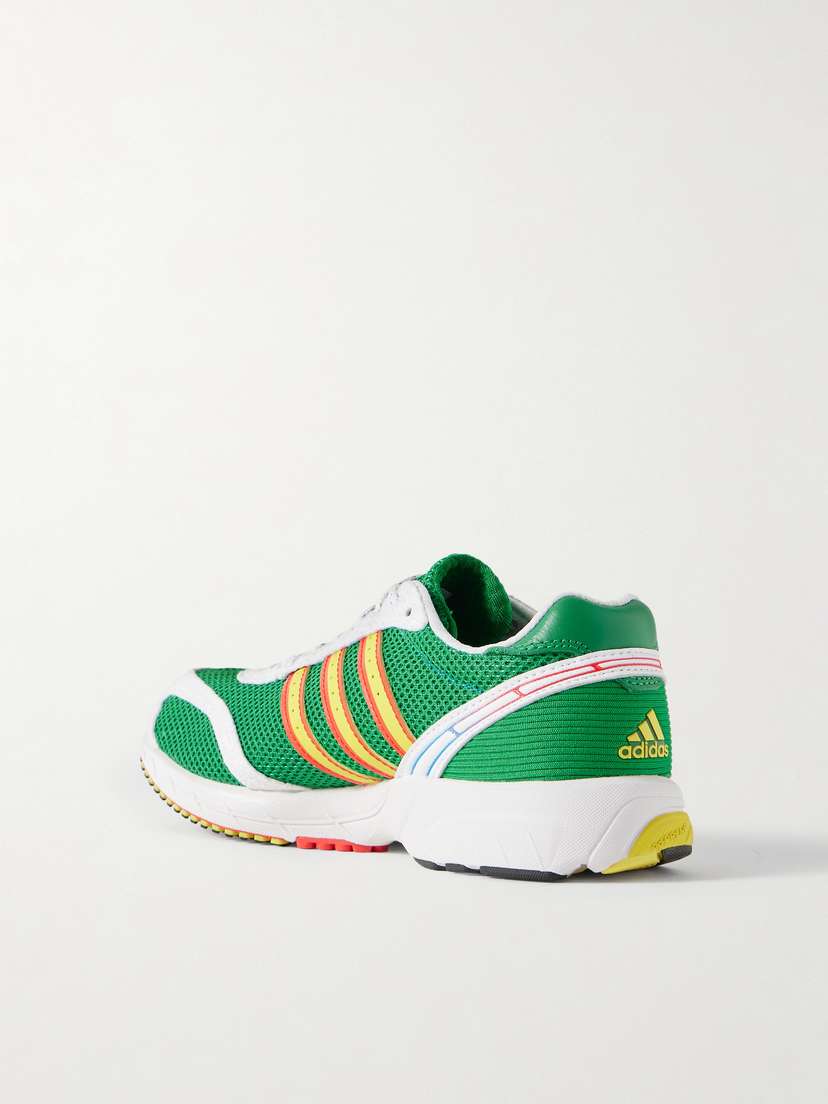 Кроссовки Adizero adios и сетчатые Adidas Originals, зеленый — фото 3