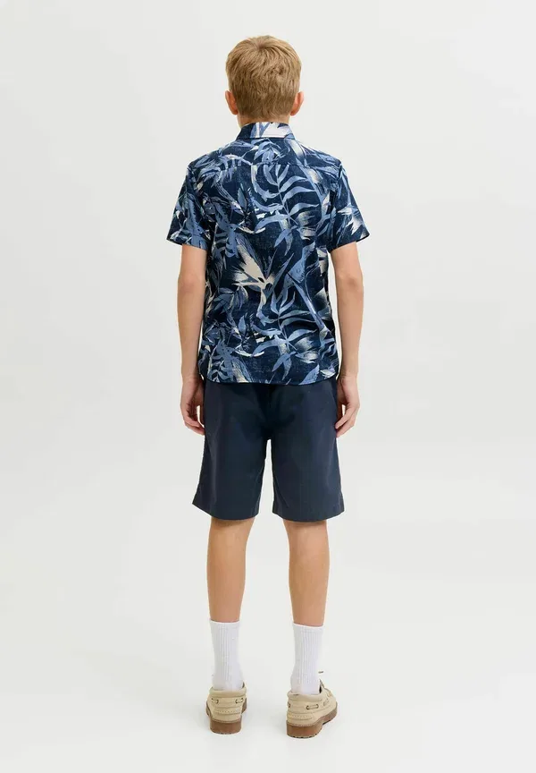 Шорты детские свободного кроя Jack & Jones Junior, темно-синий — фото 3