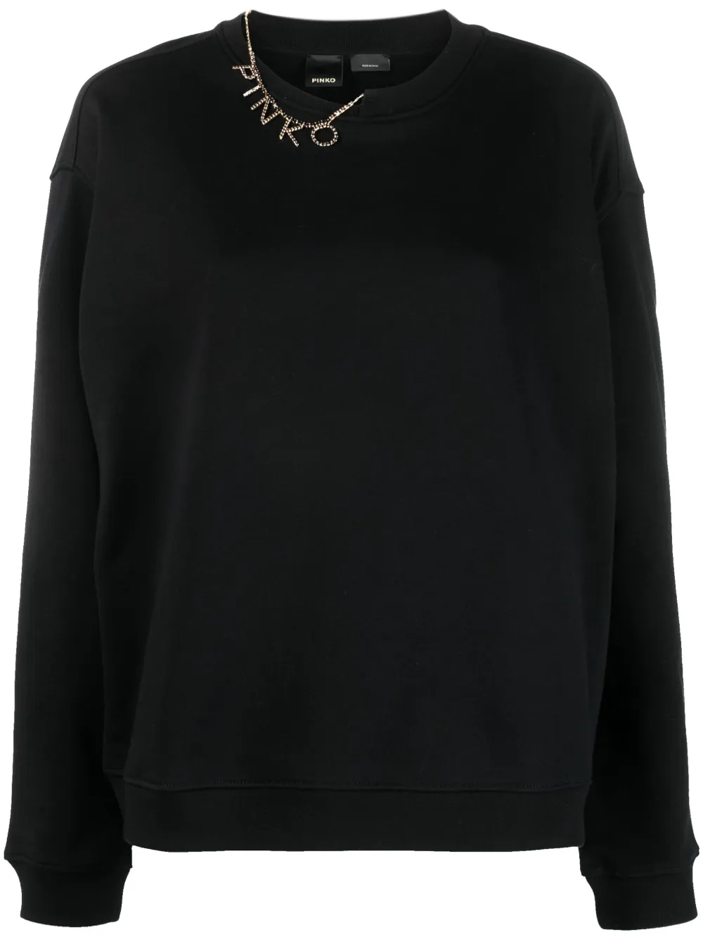 

Толстовка с логотипом PINKO, черный