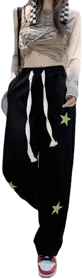 

Tooe Y2K гранж штаны с принтом готической звезды