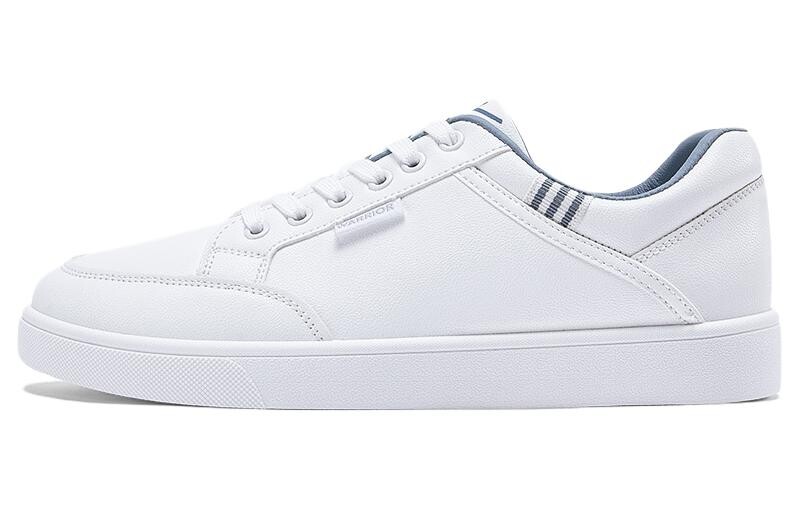 

Кроссовки WARRIOR Skateboarding Shoes Men Low-top White/blue, белый/синий