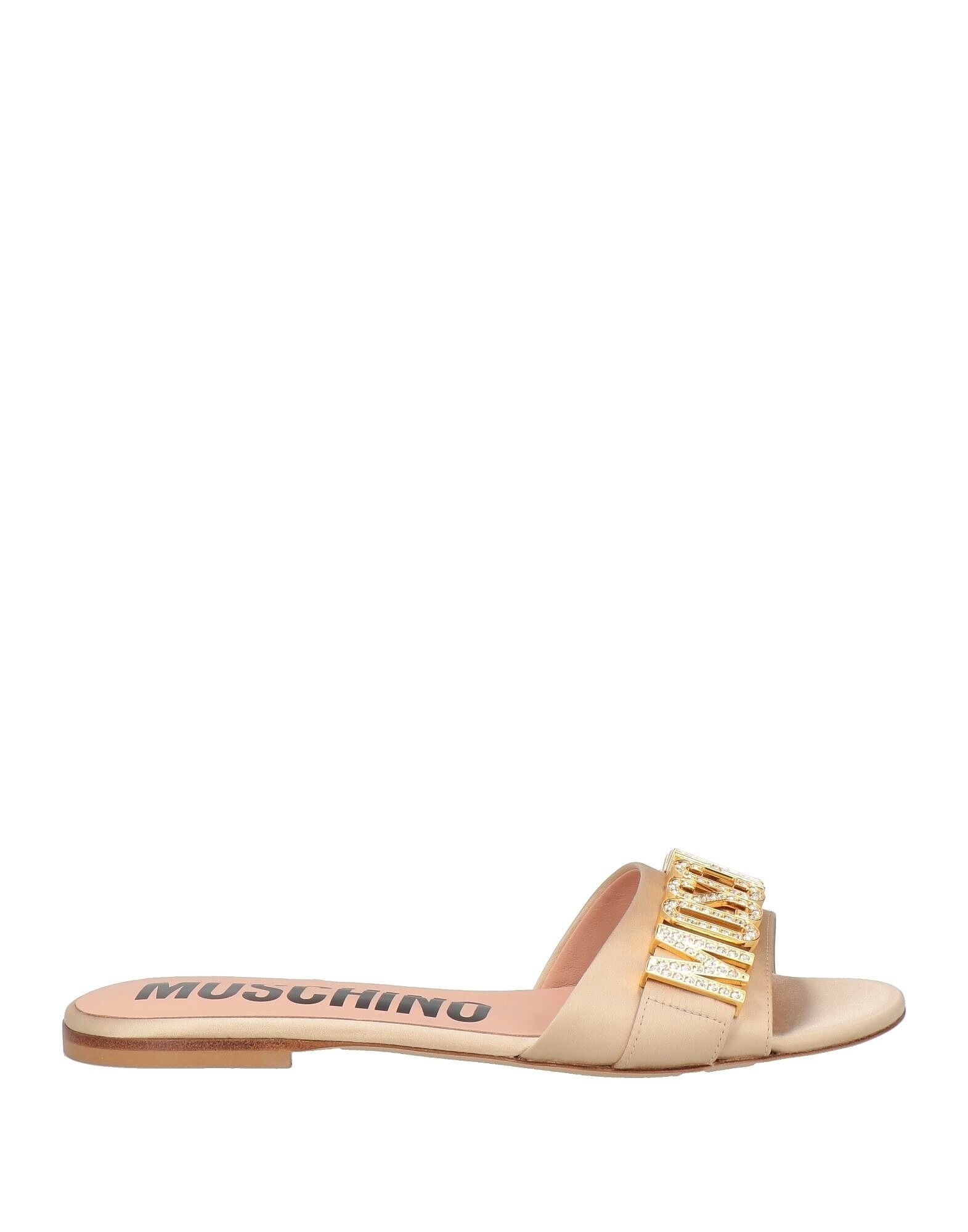 Сандалии Moschino, платиновый